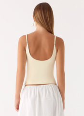 Blondie Tank Top - Yellow