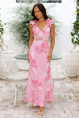 Daytime Luxe Maxi Dress Pink